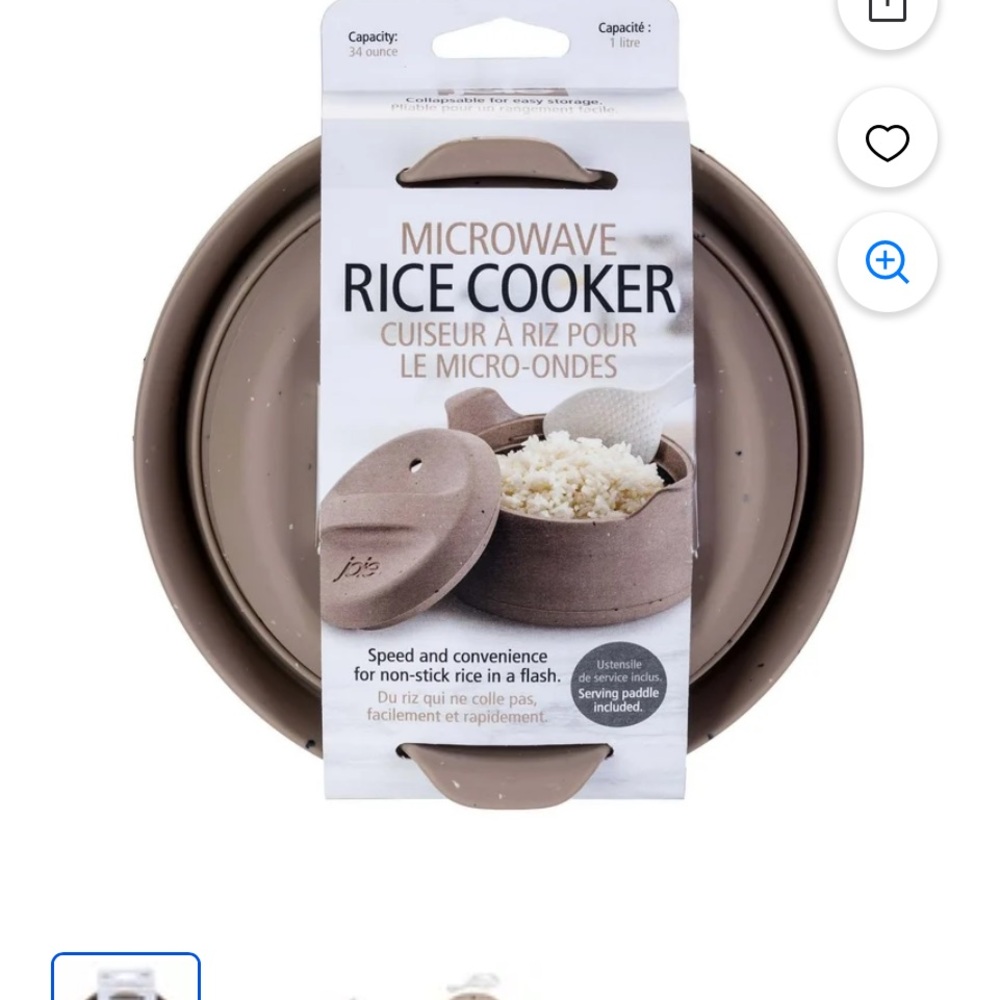 Joie] Coral Microwave Rice Cooker